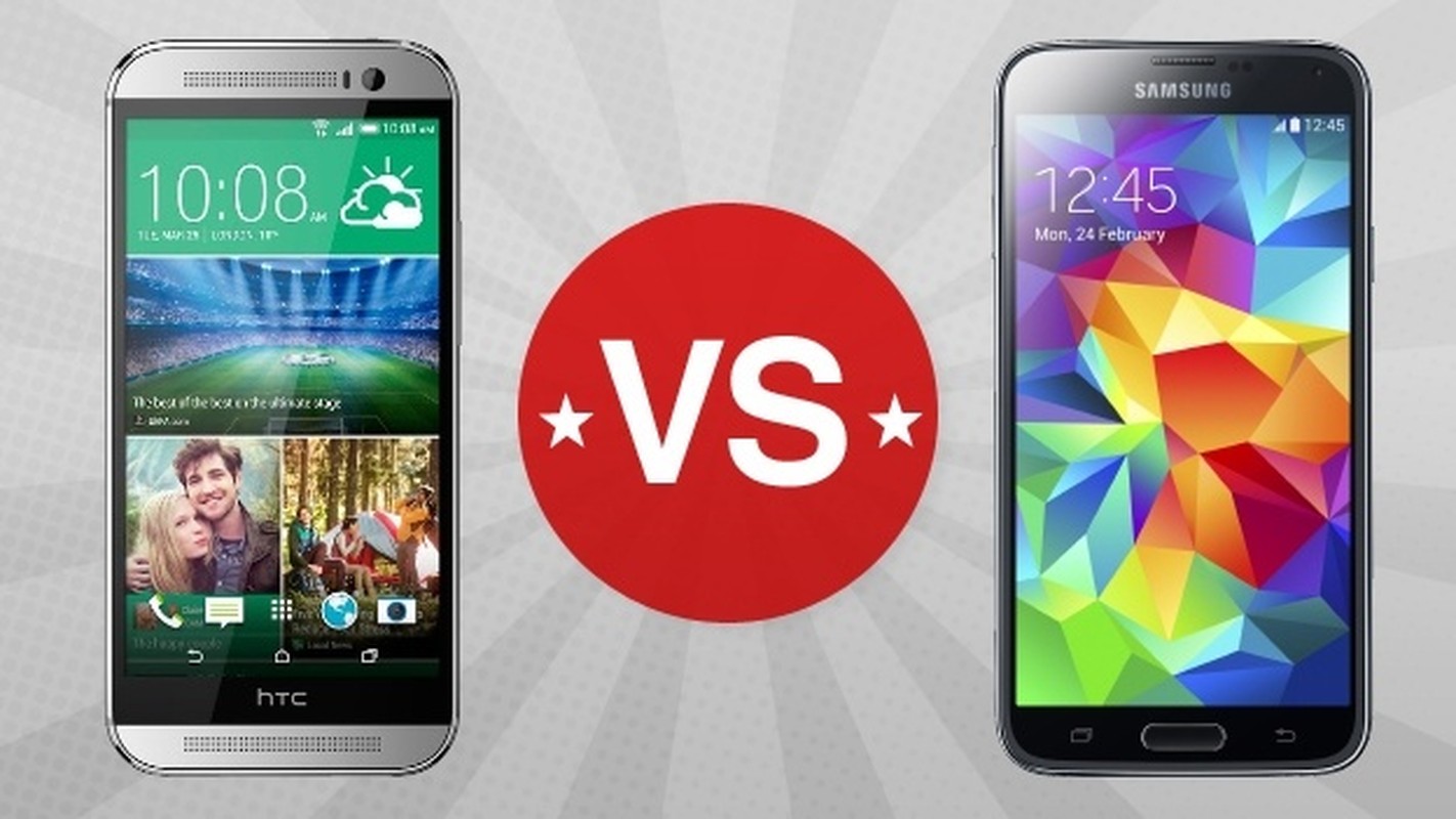 HTC One M8 “an dut” Samsung Galaxy S5